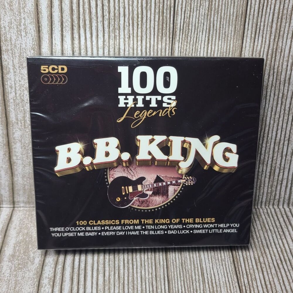 B.B. King 100 Hits Legends 5 CD Set Sealed 100 Classics from the King of Blues